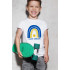 Young&Free children's patriotic white T-shirt "I love Ukraine"