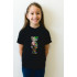 Young&Free children's black T-shirt "Kaws"