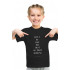 Young&Free children's black T-shirt "Don't be like everyone else, darling"