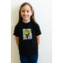 Young&Free children's black T-shirt "Wild child"