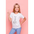 Young&Free children's white T-shirt "Don't be like everyone else, darling."