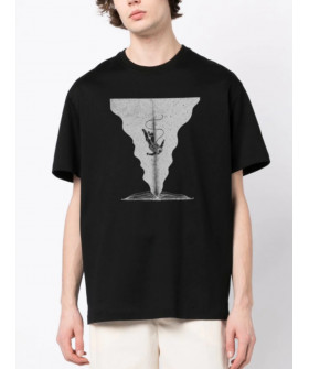 Футболка Trace of Space  Oversize чоловіча чорна 