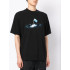 Trace of Space Oversize T-shirt for men black "Space milk"