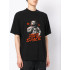 Trace of Space Oversize T-shirt for men black "I want you to give me space"