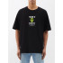 Trace of Space Oversize T-shirt for men black "Alien parking only"