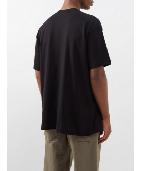 T-shirt Trace of Space Oversize men's black "Don`t stop believin"