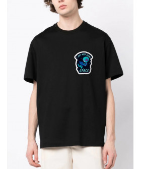 Футболка Trace of Space Oversize мужская черная "I just need some space"