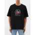 Trace of Space Oversize T-shirt for men black "It feels good to be alone sometimes"