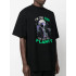 T-shirt Trace of Space Oversize men's black "I`m too cool for just one planet"