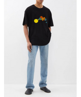 Футболка Trace of Space  Oversize чоловіча чорна 