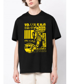 Футболка Trace of Space  Oversize чоловіча чорна 