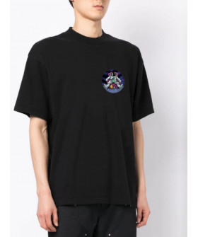 Trace of Space Oversize men's black T-shirt "Relax"