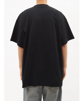 T-shirt Trace of Space Oversize men's black "Area 51. Just storm it"