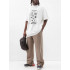 T-shirt Trace of Space Oversize men's white "Solar system"