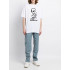 T-shirt Trace of Space Oversize men's white "Don`t stop believin"