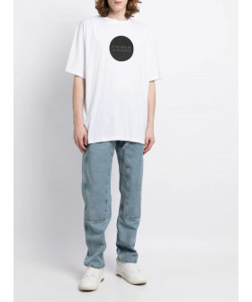 T-shirt Trace of Space Oversize men's white "If you need me. I`ll be in space"