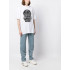 T-shirt Trace of Space Oversize men's white "I need my space"