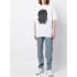 T-shirt Trace of Space Oversize men's white "I need my space"