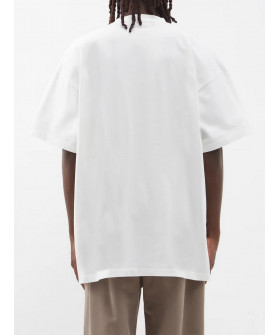 T-shirt Trace of Space Oversize men's white "Houston, i have so many problems..."