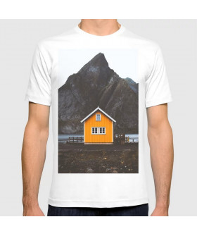 WhyNotPrint men's white T-shirt "House"