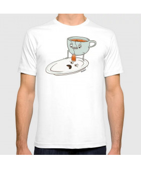 WhyNotPrint men's white T-shirt "Tea bag"