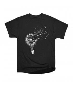 WhyNotPrint men's white T-shirt "Dandelion"