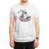 WhyNotPrint men's white T-shirt "Shark"