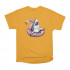 WhyNotPrint men's yellow T-shirt "Shark"