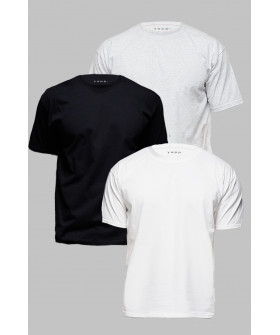 Набор мужских футболок YAPPI pack черная, серая, белая 3шт 