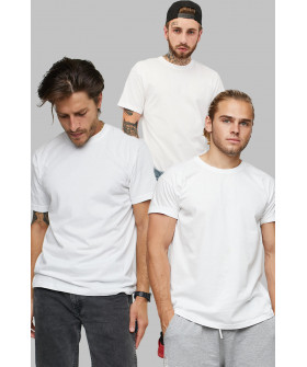 Set of men's T-shirts YAPPI pack white 3pcs 