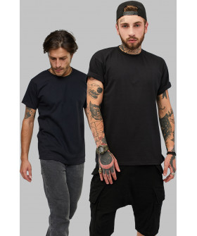 Set of men's T-shirts YAPPI pack black 2pcs 