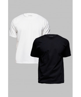 Набор мужских футболок YAPPI pack белая, черная 2шт 