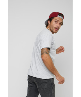 Men's gray T-shirt "I'll lie down, but it won't get into Ukraine"