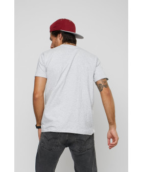 Men's gray T-shirt "I'll lie down, but it won't get into Ukraine"