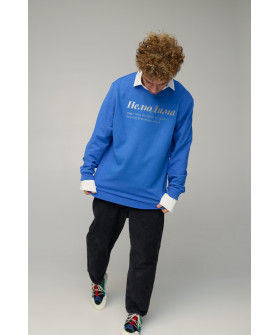 Sweatshirt men's OVERSIZE /no flis/