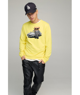 Men's sweatshirt BASIC /no flis/