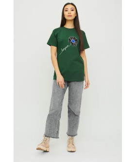 Boyfriend T-shirt / air print /