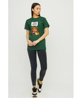 Boyfriend T-shirt / air print /