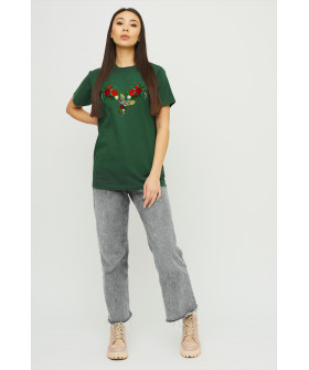 Boyfriend T-shirt / air print /