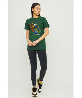 Boyfriend T-shirt / air print /