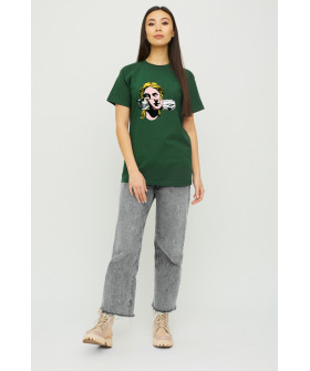 Boyfriend T-shirt / air print /