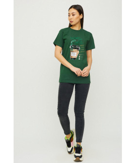 Boyfriend T-shirt / air print /