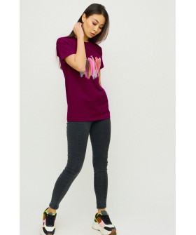 Boyfriend T-shirt / air print /