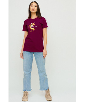 Boyfriend T-shirt / air print /