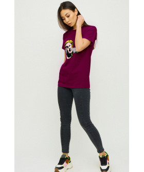 Boyfriend T-shirt / air print /