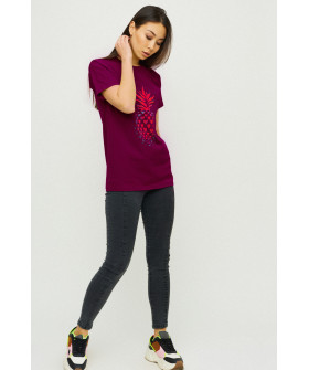 Boyfriend T-shirt / air print /