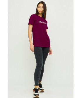 Boyfriend T-shirt / air print /