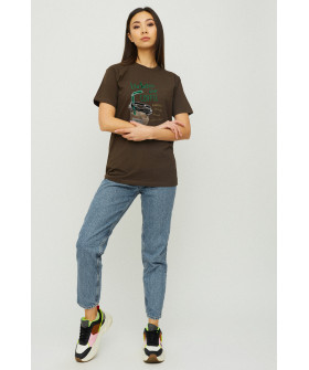 Футболка Boyfriend / дышащий принт /