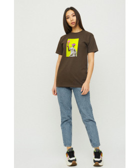 Футболка Boyfriend / дышащий принт /