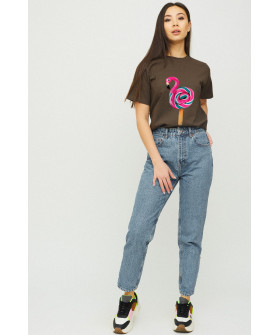 Футболка Boyfriend / дышащий принт /